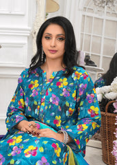 Azure Sky Printed Lawn Suit – 3Pc