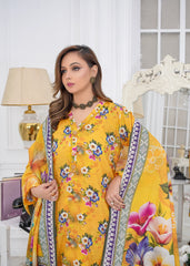 Sunbeam Printed Lawn Suit – 3Pc
