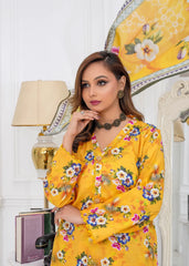 Sunbeam Printed Lawn Suit – 3Pc