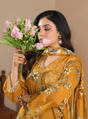 Musturd Whispering Lawn 3Pc Suit