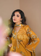 Musturd Whispering Lawn 3Pc Suit