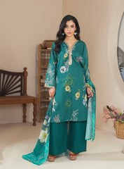 Peacock Green Radiant 3Pc Suit