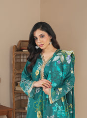 Peacock Green Radiant 3Pc Suit