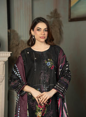 Meherbaan Premium Cross Slub 3Pc Suit