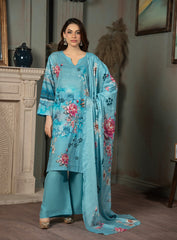 Raahi Signature Lawn 3Pc Suit