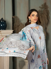 Mahveen Heritage Lawn 3Pc Suit