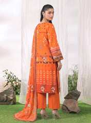 Sunset Glow Unstitched Embroidered – 3Pc