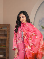 Twilight Pink Lawn 3Pc Suit