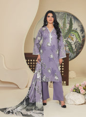 Harmony Voil Purple 3Pc Suit