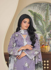 Harmony Voil Purple 3Pc Suit